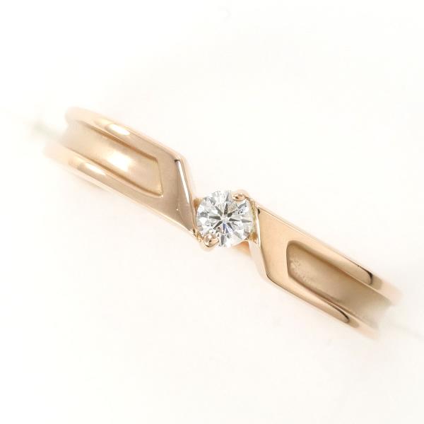 K18 Pink Gold Diamond Ring 9