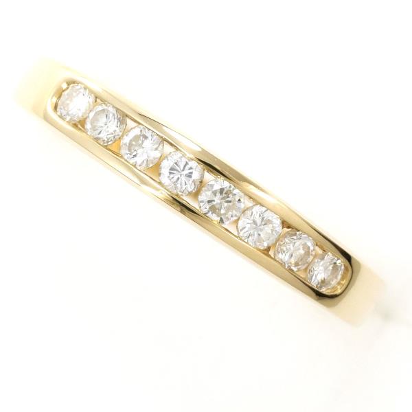 K18 Yellow Gold Diamond Ring 12.5 in Excellent Condition