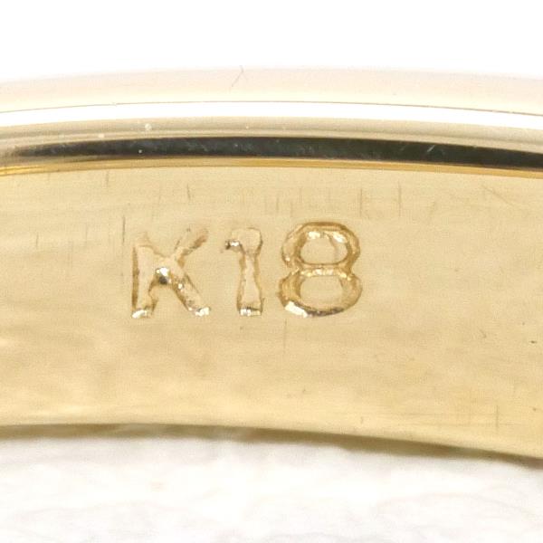 K18 Yellow Gold Diamond Ring 12.5 in Excellent Condition