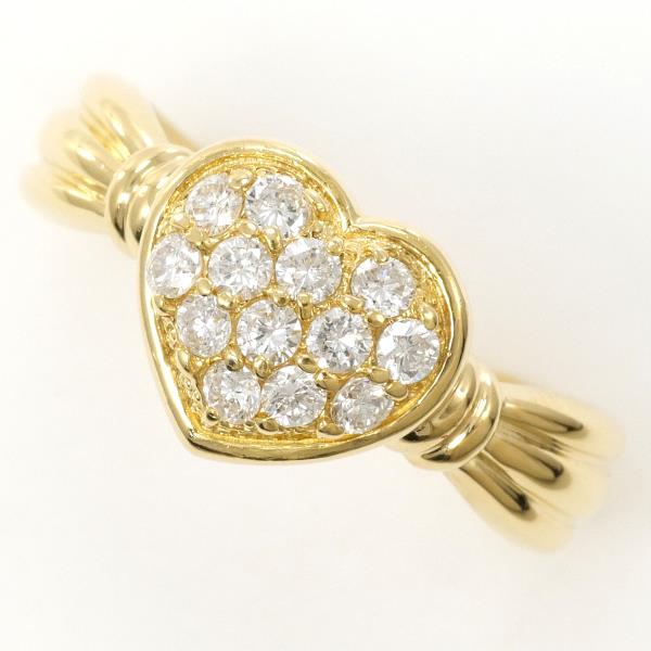 K18 Yellow Gold Diamond Ring 11