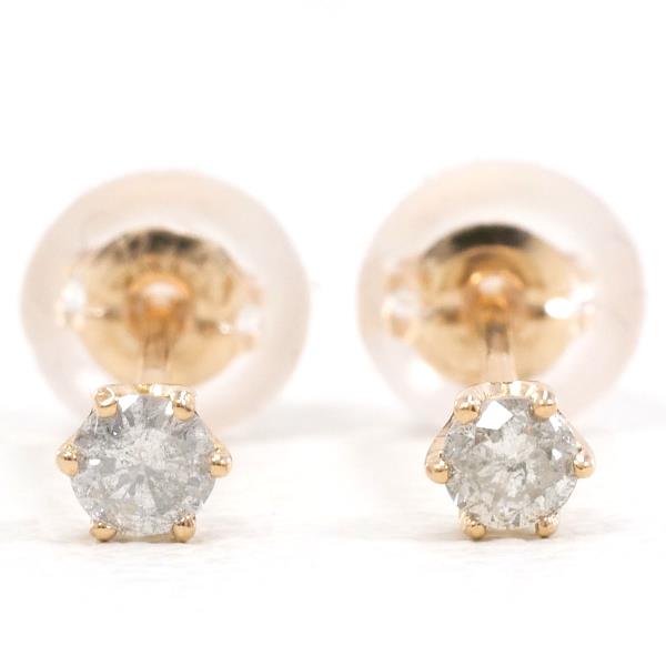 K18 Pink Gold Diamond Earrings in Pristine Condition