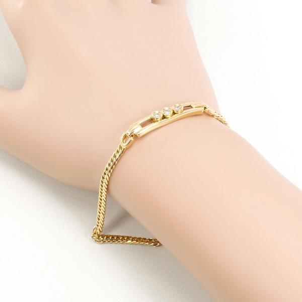 K18 Yellow Gold Diamond Bracelet