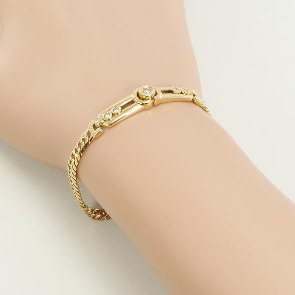 K18 Yellow Gold Diamond Bracelet