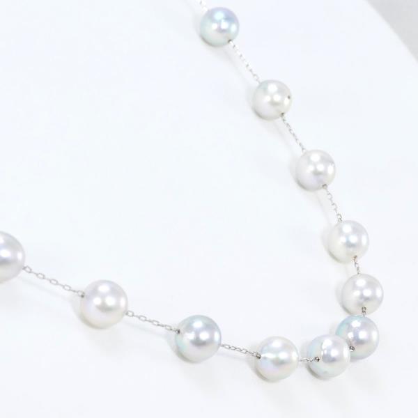 PT850 Platinum Pearl Necklace 50cm