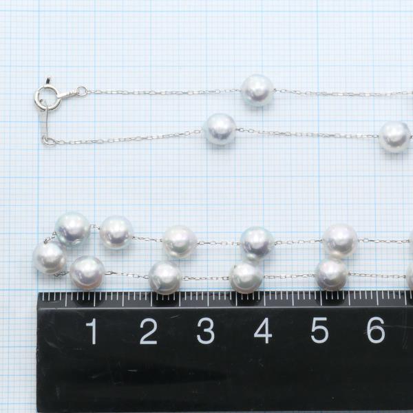 PT850 Platinum Pearl Necklace 50cm