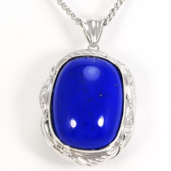 PT900 Platinum PT850 Necklace Lapis Lazuli 60cm in Great Condition