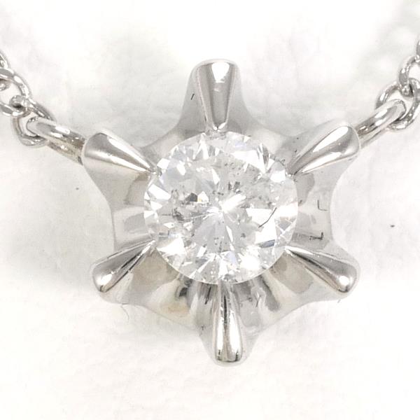 PT850 Platinum Diamond Necklace 0.200ct