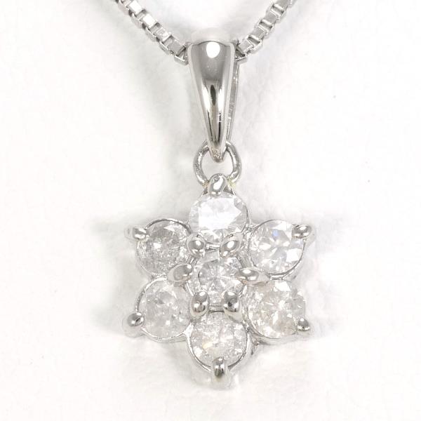 PT900 Platinum PT850 Necklace Diamond in Pristine Condition