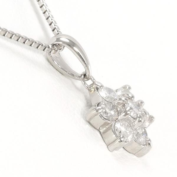 PT900 PT850 Platinum Diamond Necklace