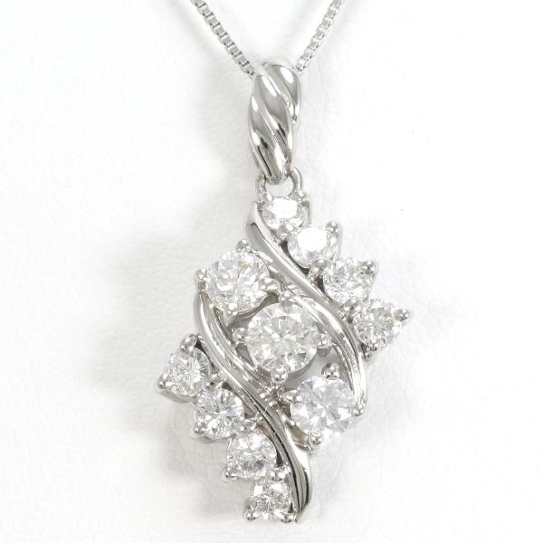 PT900 PT850 Platinum Diamond Necklace