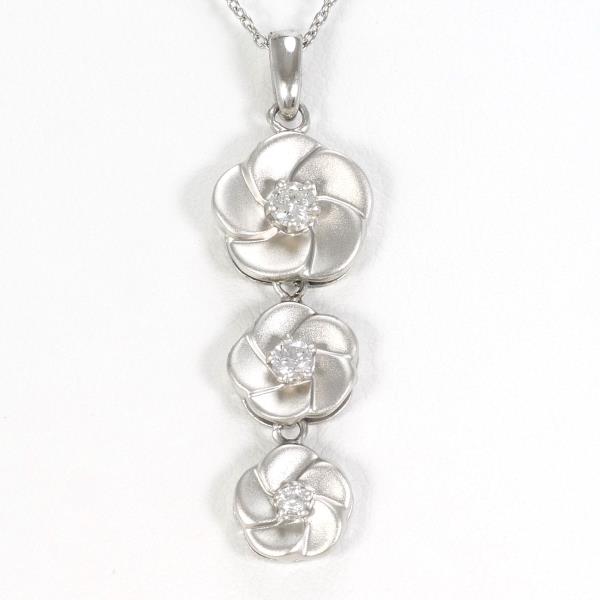 PT850 Platinum Diamond Necklace 0.23ct