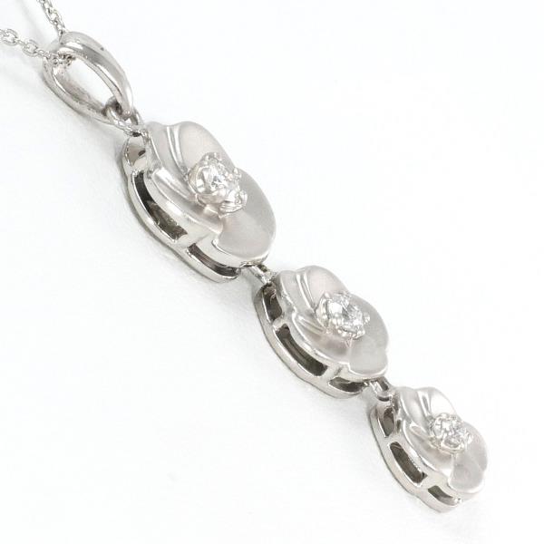 PT850 Platinum Diamond Necklace 0.23ct