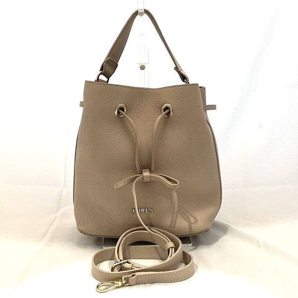 Furla Costanza Leather 2WAY Handbag in Good Condition