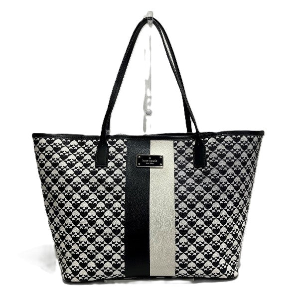 Kate Spade PVC Leather Spade Pattern Tote Bag in Good Condition