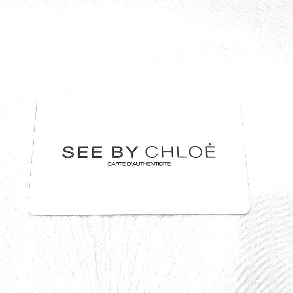 Chloe Black Leather Long Wallet in Good Condition