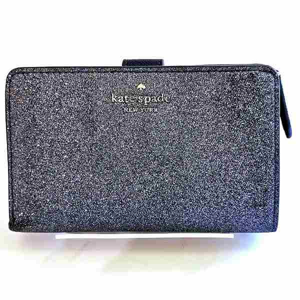 Kate Spade Glitter Leather Bifold Wallet in Great Condition