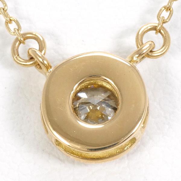 K18 Yellow Gold Diamond Necklace 0.23ct in Excellent Condition