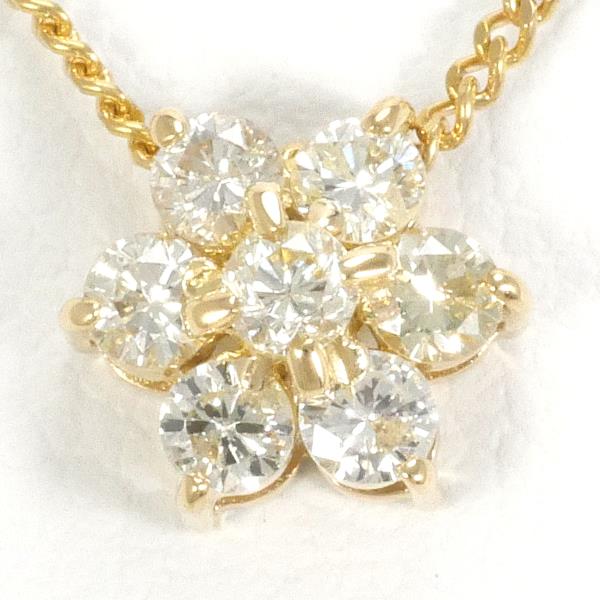 K18 Yellow Gold Diamond Necklace 0.33ct