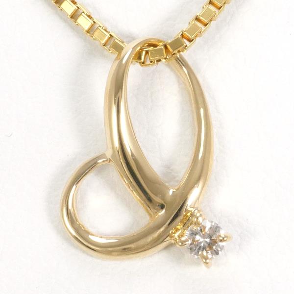 K18 Yellow Gold Diamond Necklace in Pristine Condition