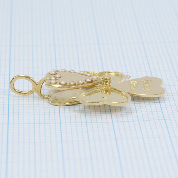 K18YG Yellow Gold Pearl Pendant Top