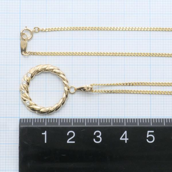 K18 Yellow Gold Diamond Necklace