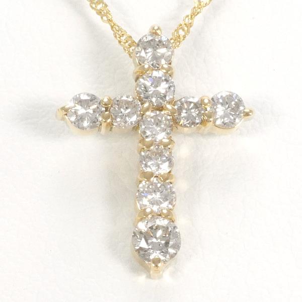 K18 Yellow Gold Diamond Necklace 0.50ct