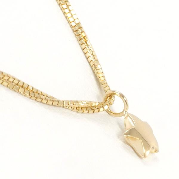 K18 Yellow Gold Necklace 2.2g 41cm in Pristine Condition