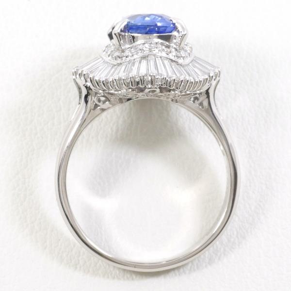 PT900 Platinum Sapphire Ring