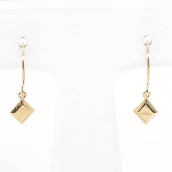 K10 Yellow Gold Earrings in Excellent Condition