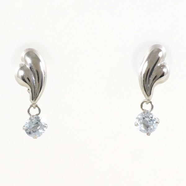 K14 White Gold Earrings with Gemstones