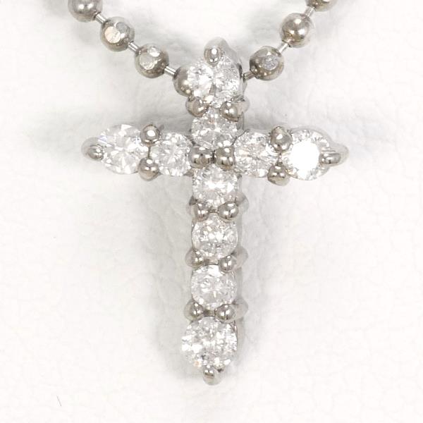 K14 White Gold Diamond Necklace