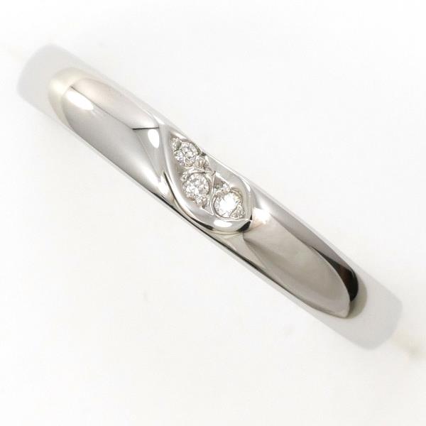 K14 White Gold Diamond Ring 9.5 in Excellent Condition