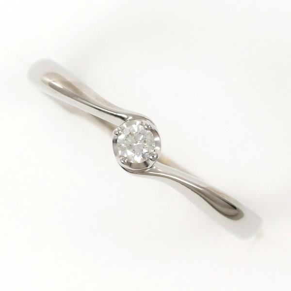 K10 White Gold Diamond Ring 12