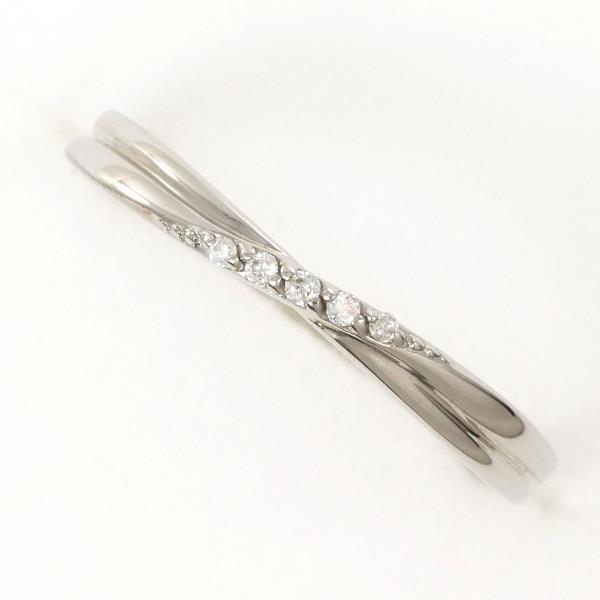 K10 White Gold Diamond Ring 9