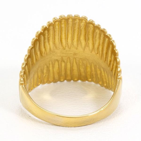 K24 Yellow Gold Ring 18 in Excellent Condition