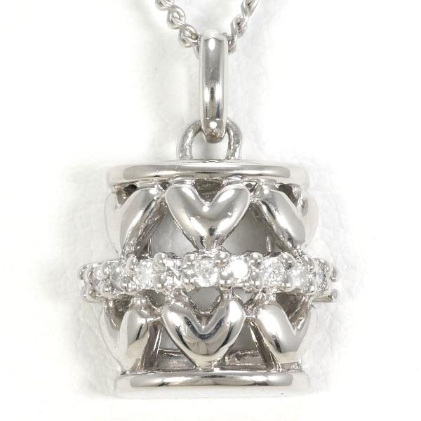 Platinum PT900 PT850 Diamond Necklace