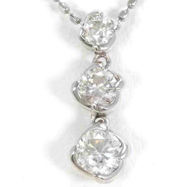 PT900 PT850 Platinum Diamond Necklace