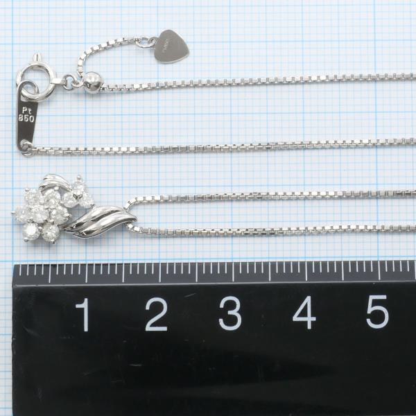 PT900 Platinum PT850 Necklace Diamond in Pristine Condition