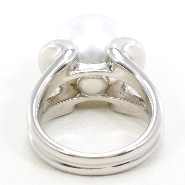 PT900 Platinum Pearl Ring 11