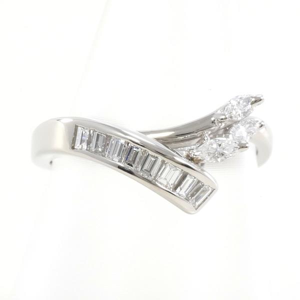 PT900 Platinum Diamond Ring 12.5