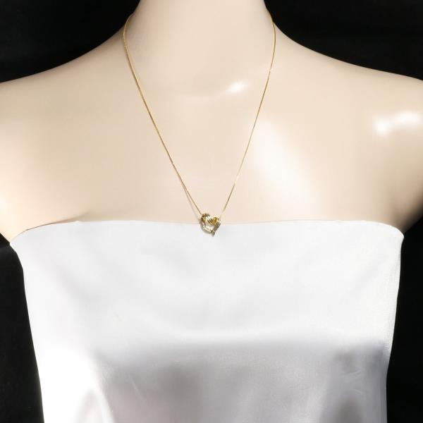 18K Yellow Gold Diamond Necklace