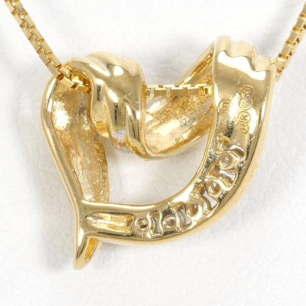 18K Yellow Gold Diamond Necklace