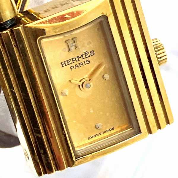 Hermes Kelly Watch KE1.201 Quartz Stainless Steel