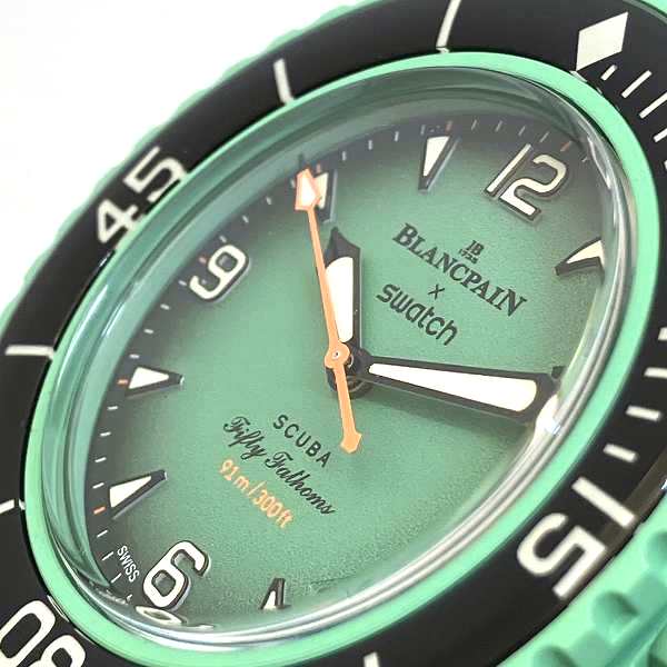 Blancpain x Swatch Scuba Fifty Fathoms Indian Ocean Automatic Watch SO35I100