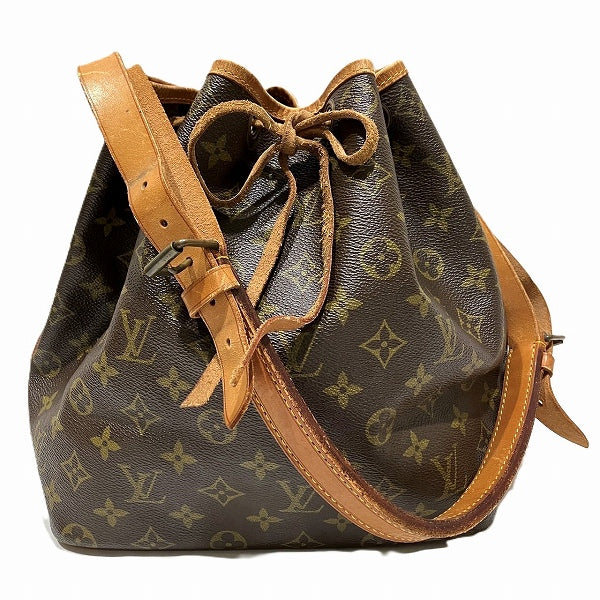 Louis Vuitton Monogram Petit Noe Shoulder Bag M42226 in Fair Condition