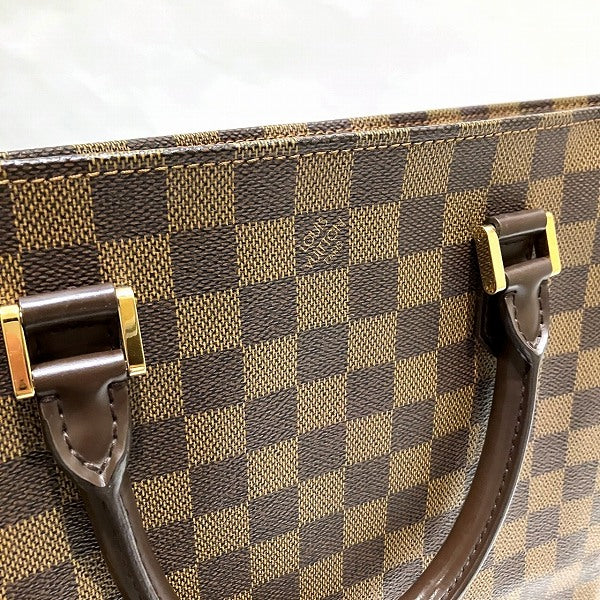 Louis Vuitton Damier Sac Plat Tote Bag N51140 in Good Condition