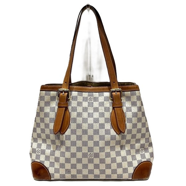 Louis Vuitton Damier Azur Hampstead MM Tote Bag N51206 in Good Condition