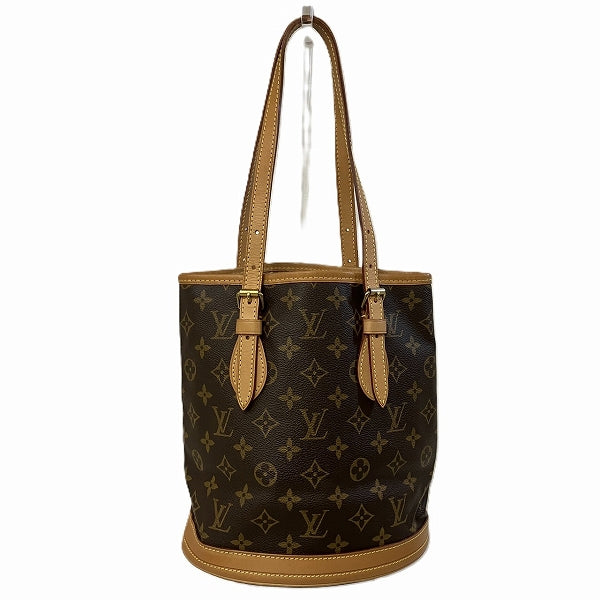 Louis Vuitton Monogram Petit Bucket Tote Bag M42238 in Good Condition