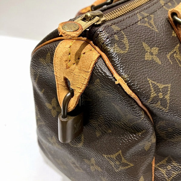 Louis Vuitton Monogram Speedy 25 Handbag M41528 in Fair Condition