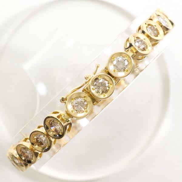 K18 Yellow Gold Brown Diamond Bracelet